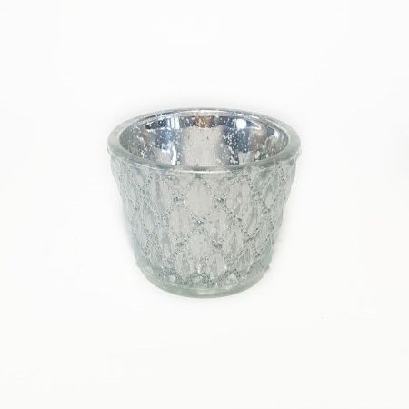 Zdjęcie przedstawiające: Świecznik srebrny kryształ